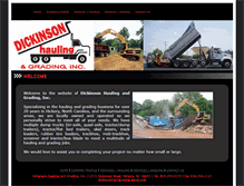 Tablet Screenshot of dickinsonhaul.com